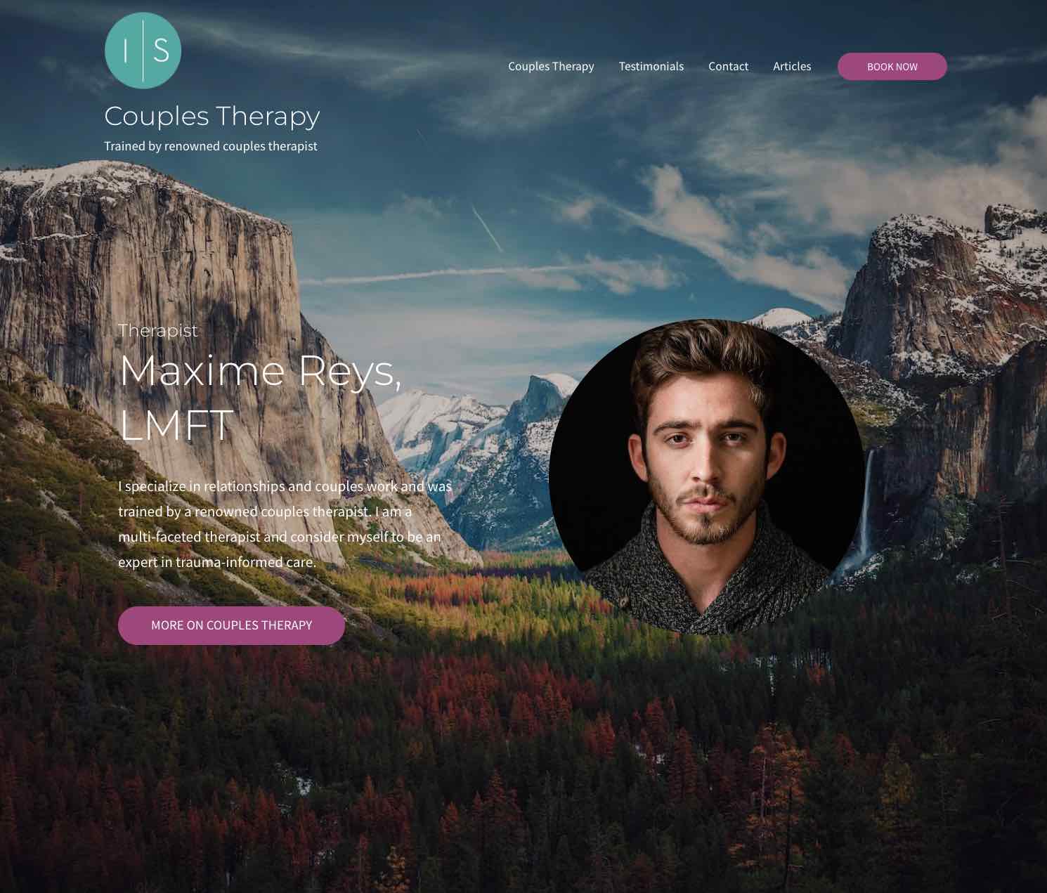Therapist Website Design Examples